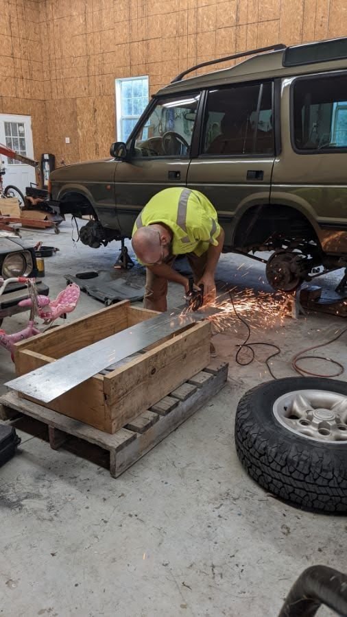 Starting on the rear bumper.