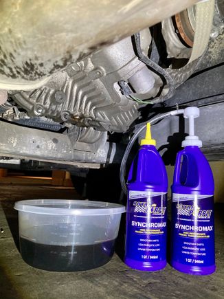 Royal Purple Synchromax was $35 at Team C Performance & $13.13 for a Fluid Pump from the local AutoZone.