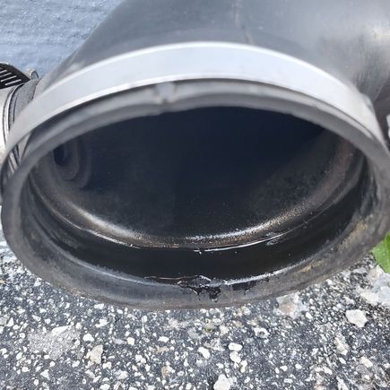 See how wet it is on inner lower lip.