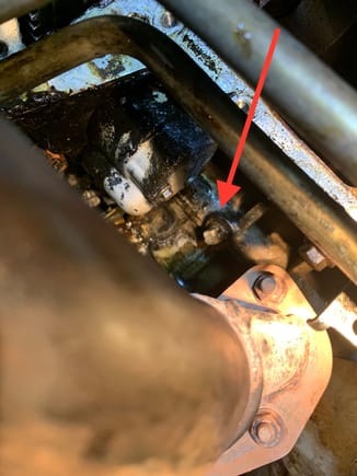 The other square head bolt that’ll allow coolant to drain out? 