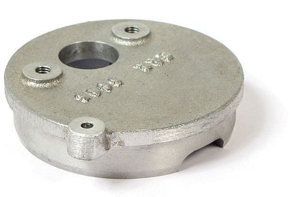 Reluctor side of the sensor bracket.