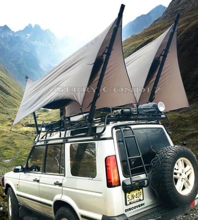 my land rover discovery roof rack hammock