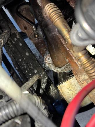 Y pipe to manifold (other side looks similar)