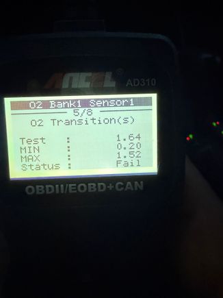 Hello again yall,

So I passed emissions and been driving the car beautifully without any issues. 2 days later, check engine light comes on and I got a p1170 code. I go into the oxygen test and got a failed o2 transition which it’s passed before. What would you advise me to do? I really don’t want to buy another sensor 