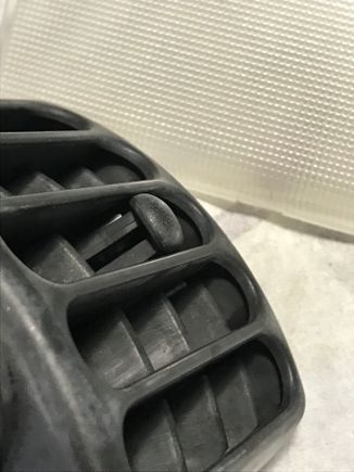 Used the ultrasonic cleaner, that's just  discoloration no caked dirt. The whole runner had english toofey inside or something like it. 