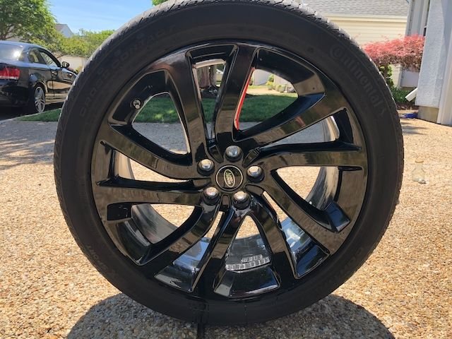 Wheels and Tires/Axles - 22" Wheel/Tire package for Disco 5: 22" 'Style 5011' and CROSSCONTACT LX SPORT - Used - 2017 to 2023 Land Rover Discovery - Virginia Beach, VA 23454, United States