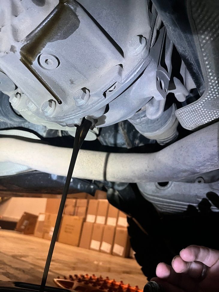  Very dark oil at 50k miles 
