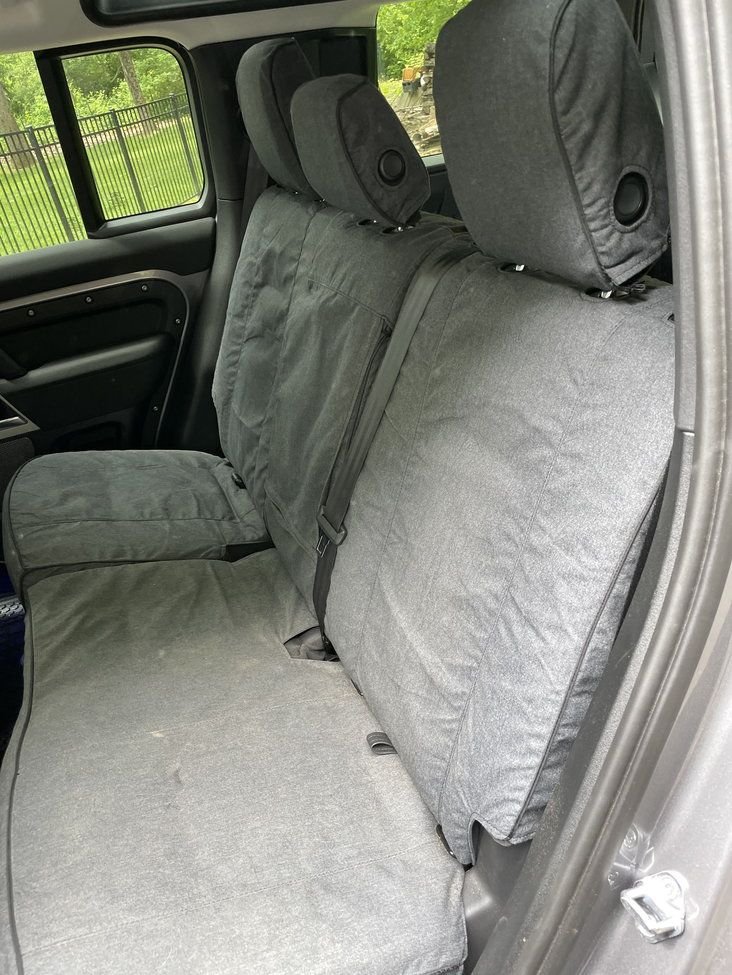 Interior/Upholstery - Melvill & Moon 2020 Defender Seat Covers - Gray - Used 6mths - $350 - Used - 2020 to 2023 Land Rover Defender 110 - Chester, NJ 07930, United States