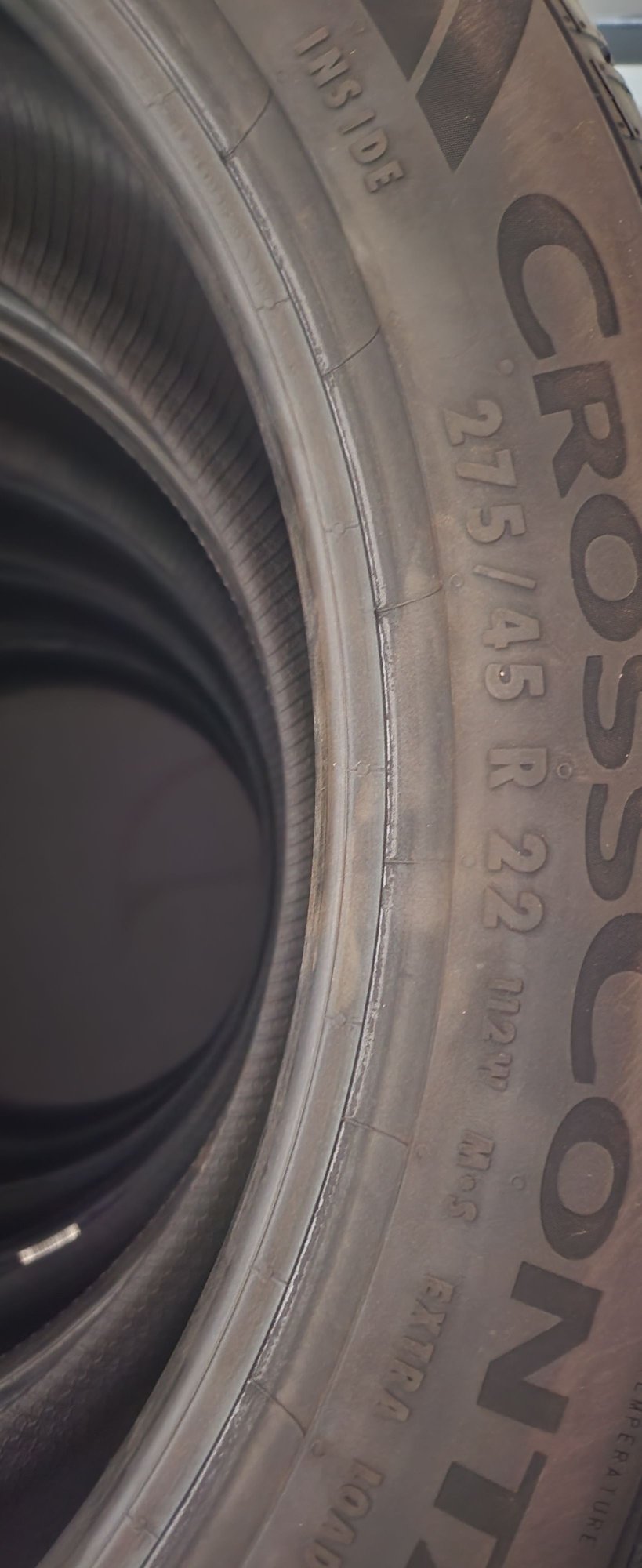 Wheels and Tires/Axles - Continental Cross Contact RX Tires  5- 275/45R22 112w - Used - 2000 to 2024 Land Rover Defender - Denver, CO 80125, United States