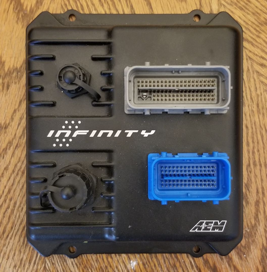 Engine - Electrical - F/S:  AEM Components:   Infinity 708 ECU, CD7 Display, 58x Harness - Used - 0  All Models - Lafayette, CO 80026, United States