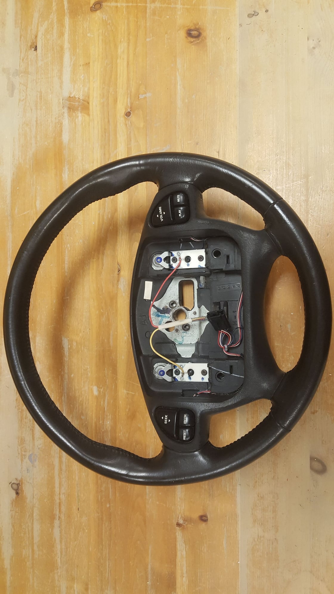  - 2000-02 Camaro Leather steering wheel w radio controls - Merritt Island, FL 32952, United States