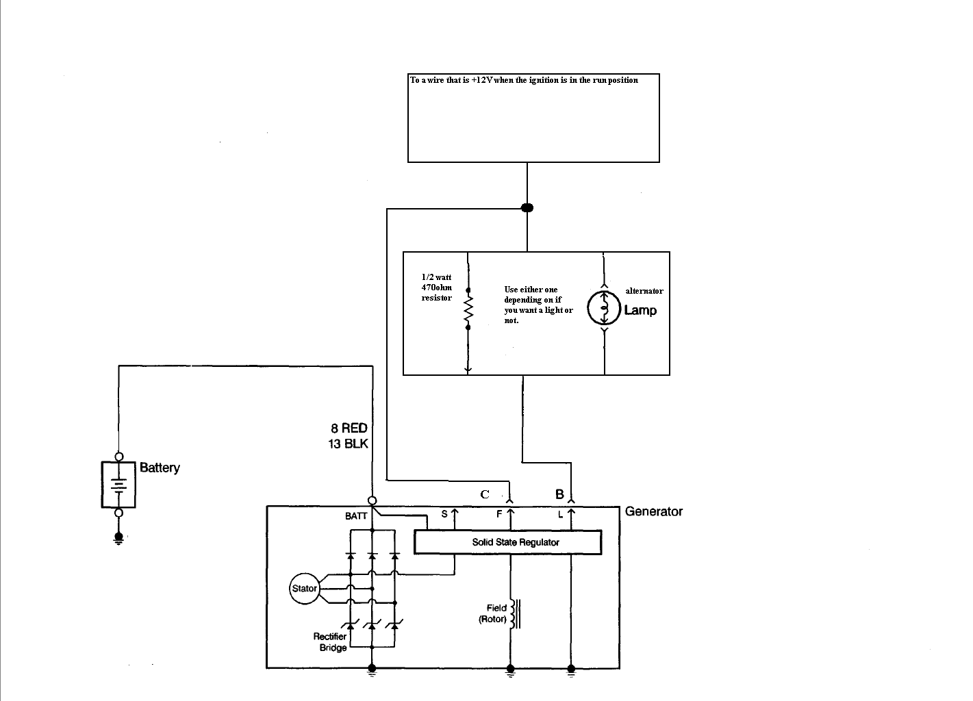 C5 Ls1 Alternator Wiring Question - Ls1tech