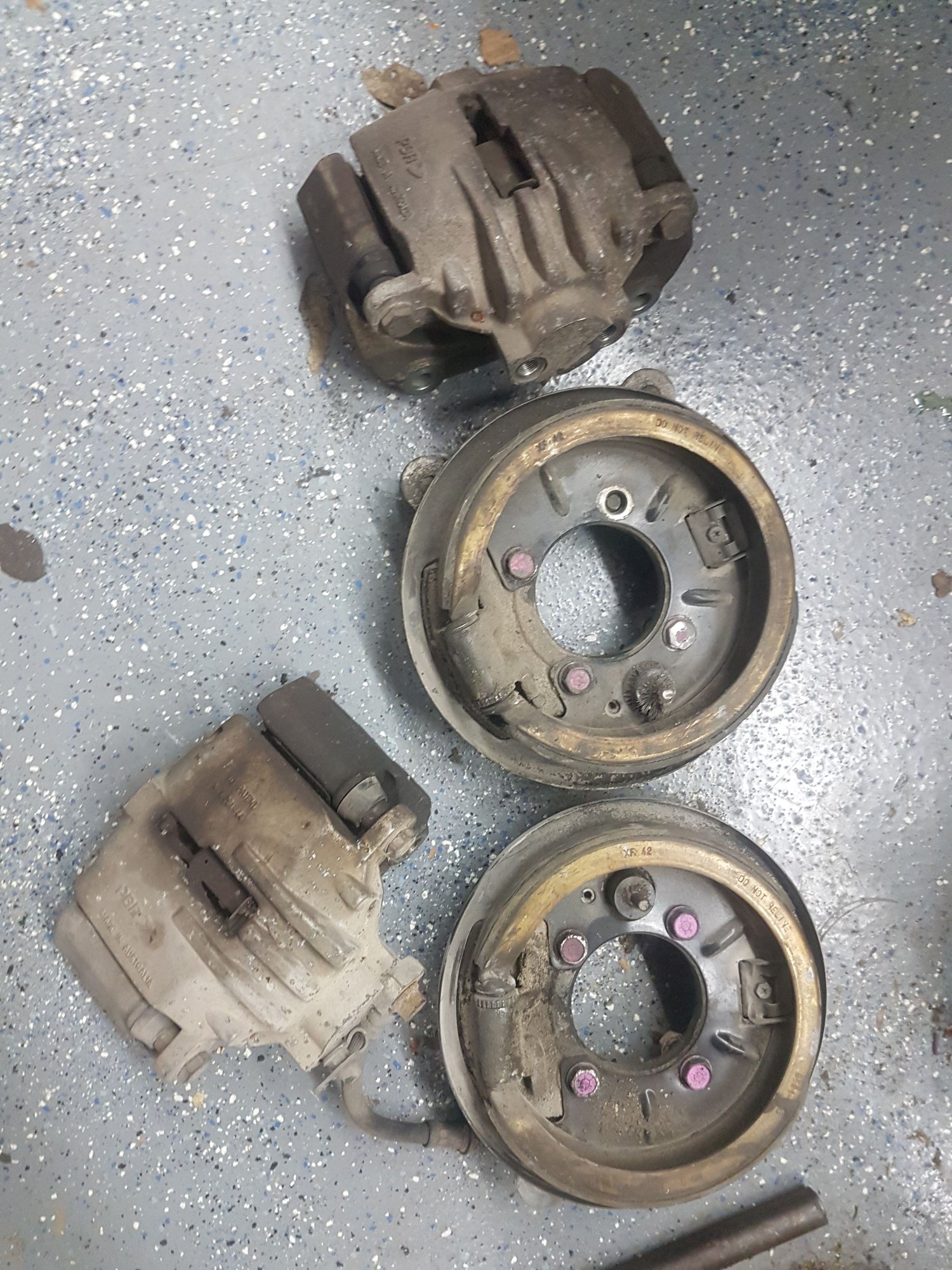  - 93-2002 LS1 rear brake calipers and backing plates 4 channel - Lewisville, TX 75067, United States