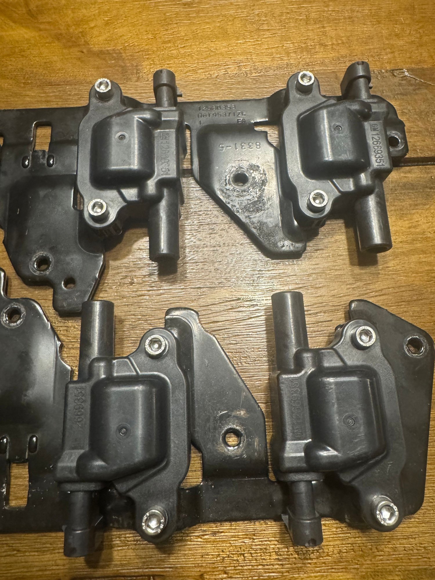 Engine - Electrical - LS3 coils and brackets. - Used - -1 to 2027  All Models - Allen Park, MI 48101, United States