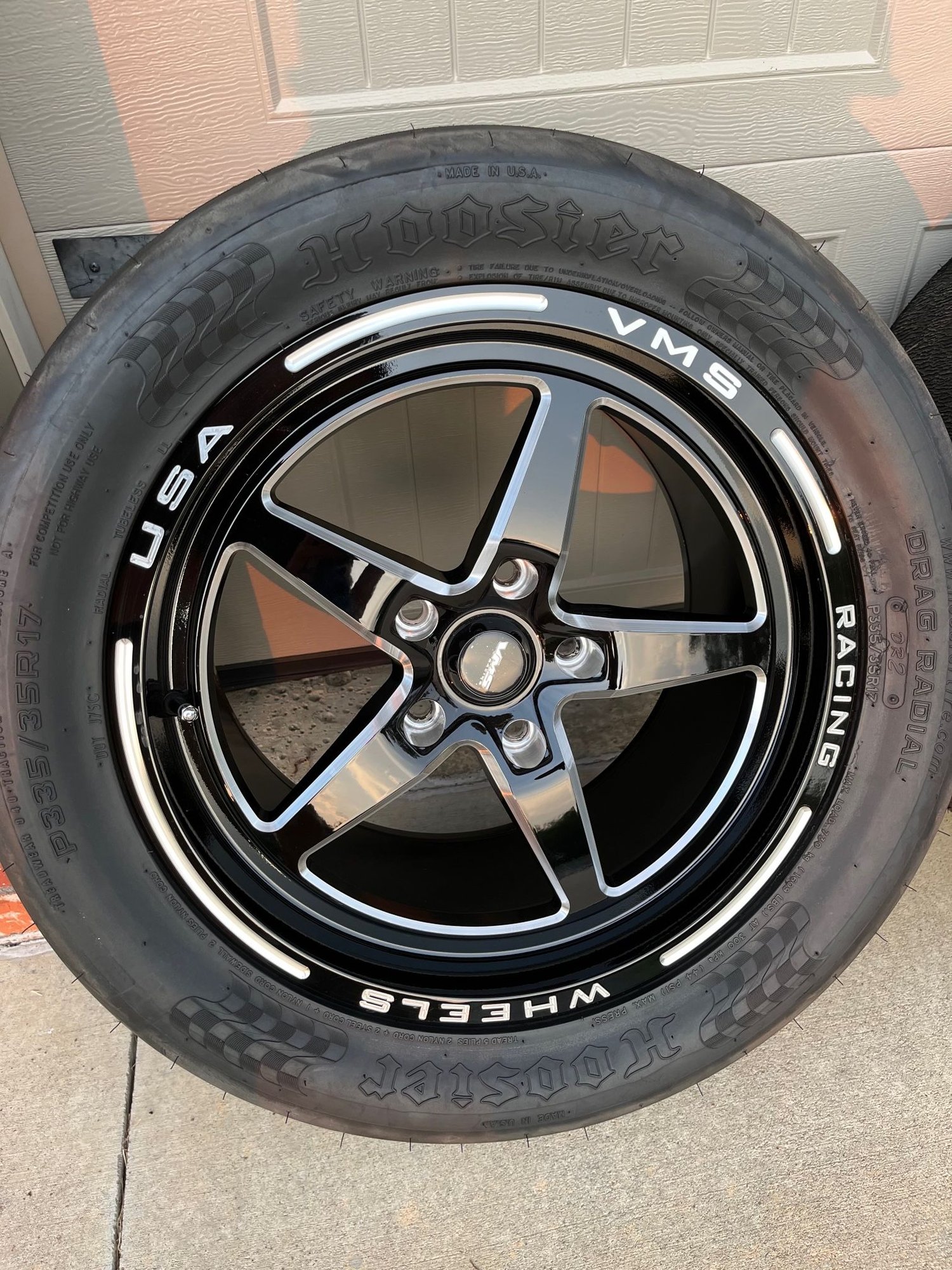 Wheels and Tires/Axles - VMS Racing - Wheels & Tires - Drag Pack - Oklahoma  LIKE NEW - Used - 2005 to 2013 Chevrolet Corvette - Poteau, OK 74953, United States