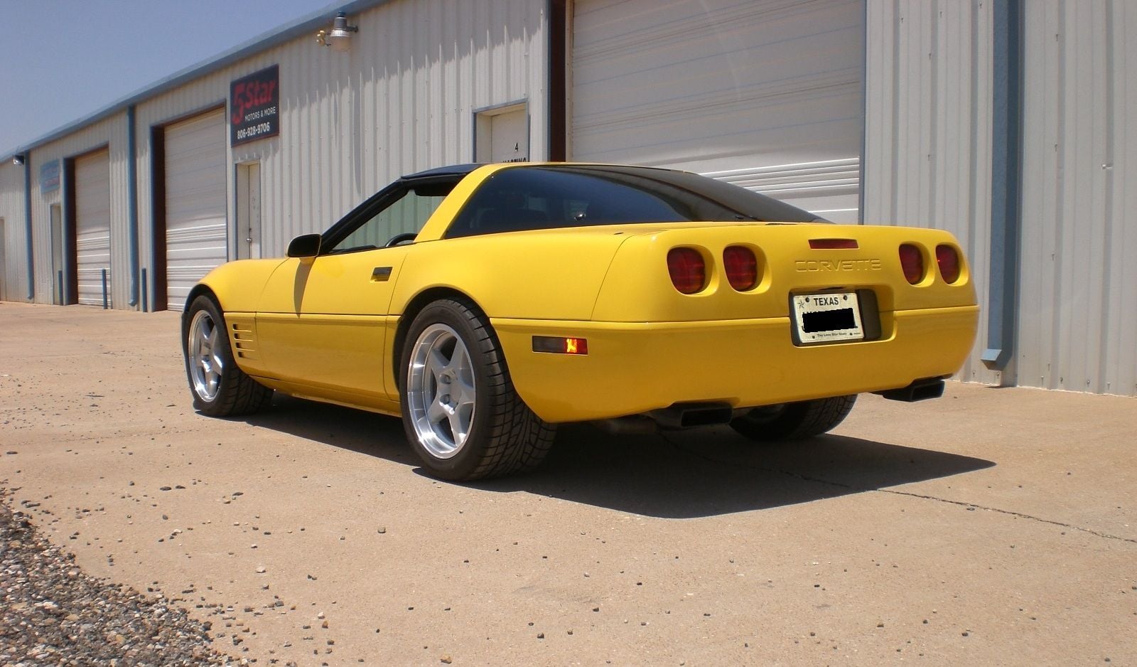 1991 Chevrolet Corvette - 1991 Chevy Corvette - Used - VIN 1G1YY2388M5107274 - 182,000 Miles - 8 cyl - 2WD - Automatic - Hatchback - Yellow - Lubbock, TX 79424, United States