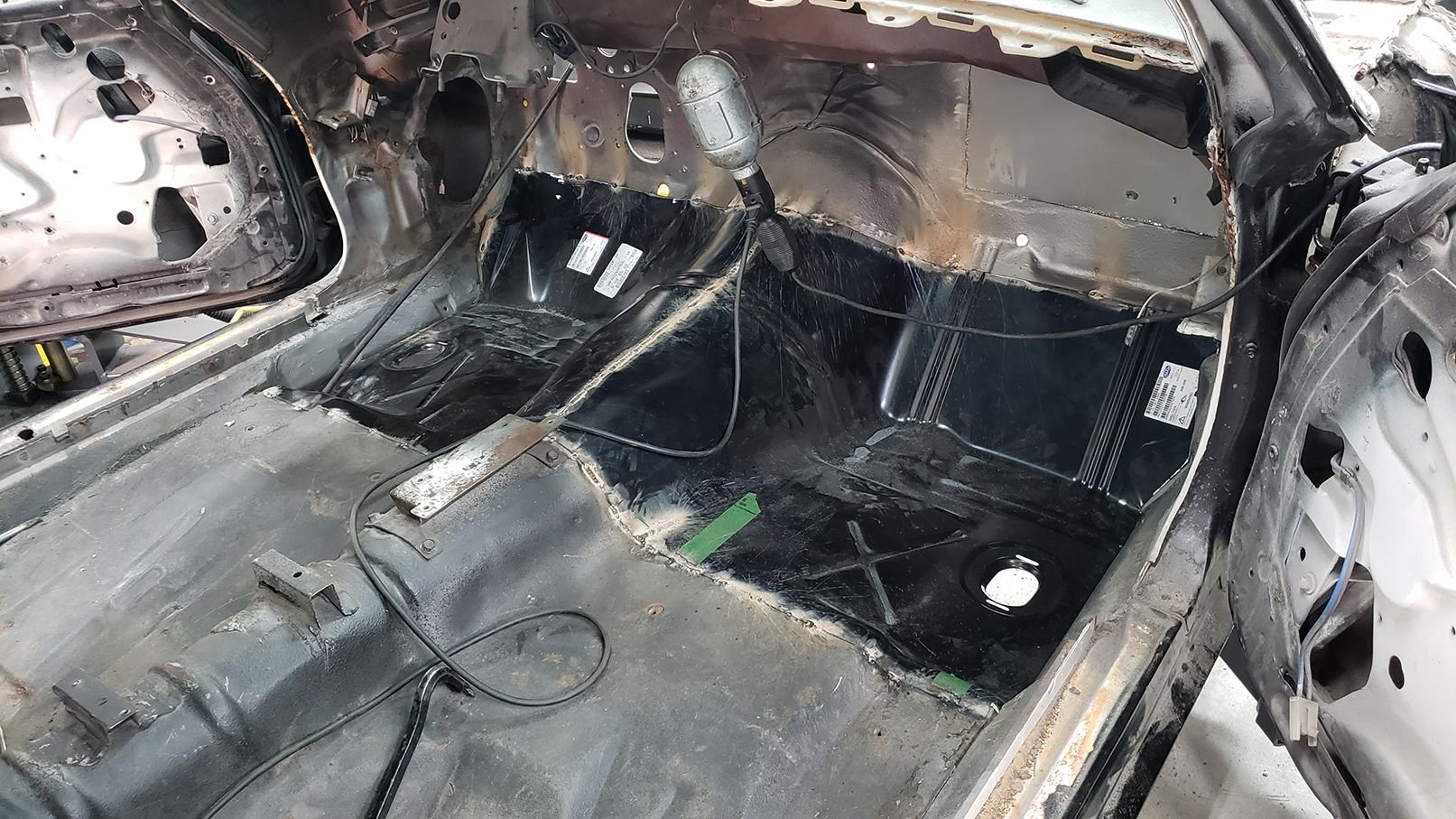 welded in place.