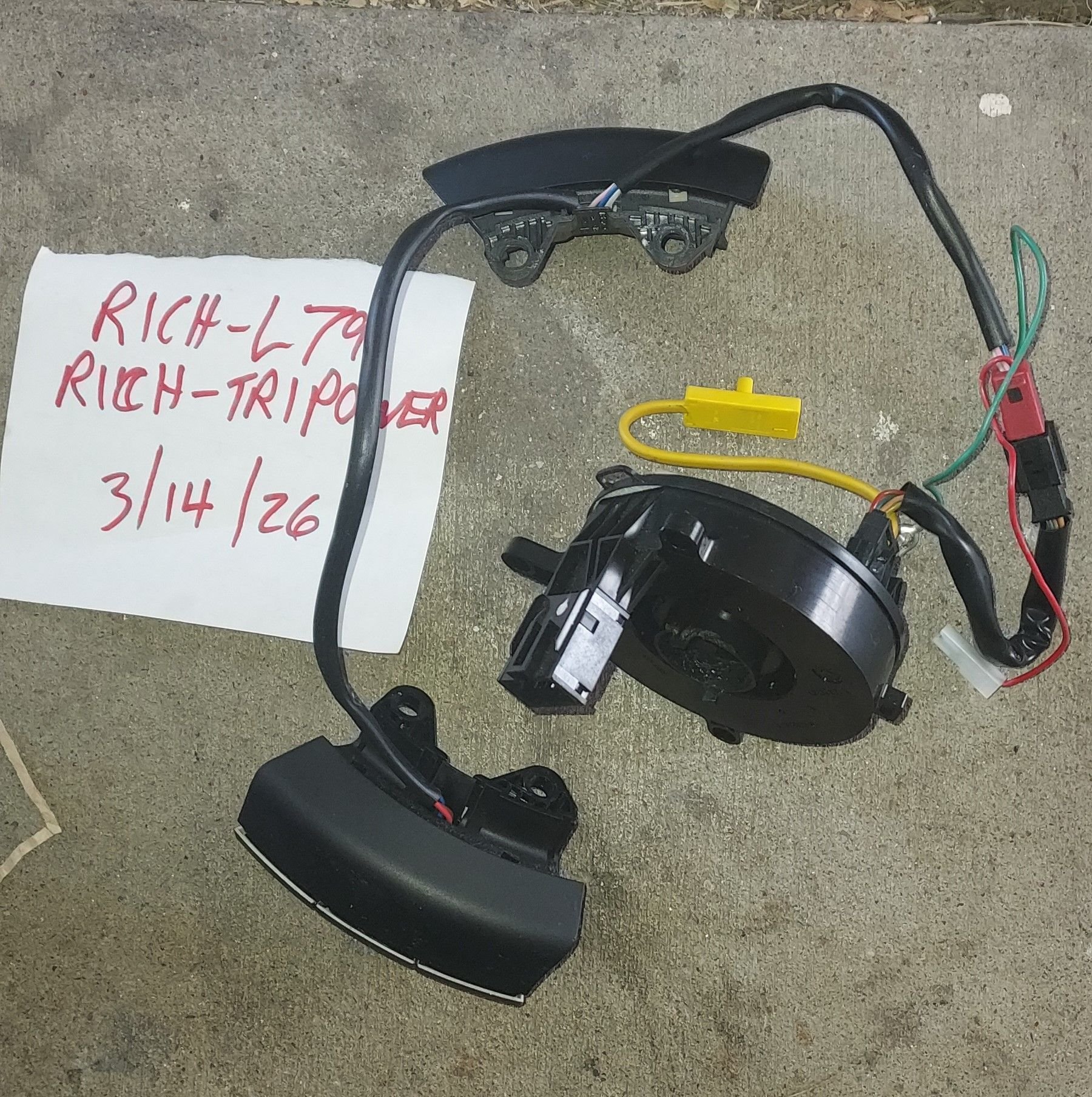Interior/Upholstery - 2006 GTO steering column parts, blue stitch manual shift boot - Used - 2004 to 2006 Pontiac GTO - Waverly, NE 68462, United States