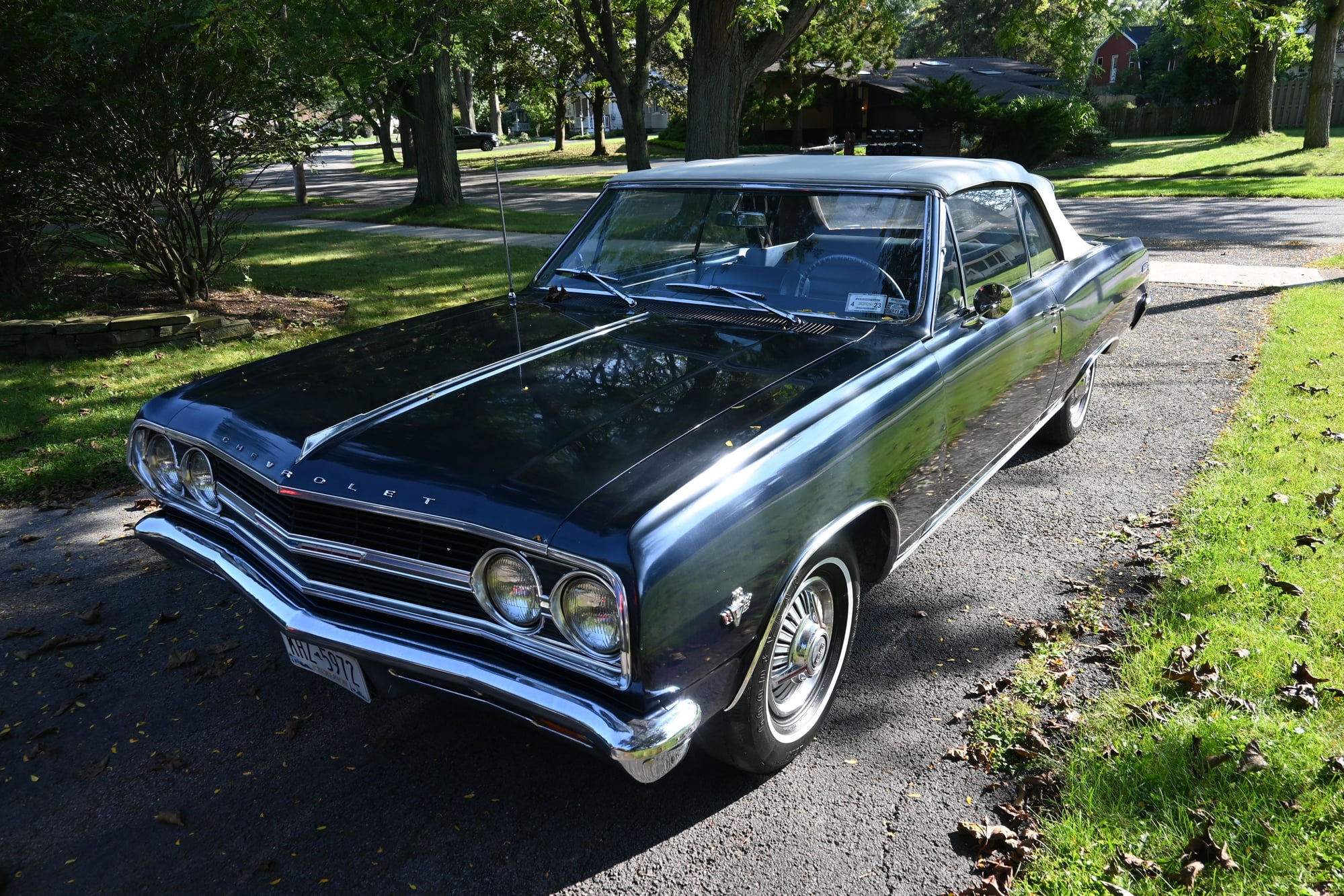 1965 Chevrolet Chevelle - 1965 Chevelle Malibu SS Convertible 283 4 Speed Original - Used - VIN 138675B128934 - 91,000 Miles - 8 cyl - 2WD - Manual - Convertible - Blue - Rochester, NY 14609, United States