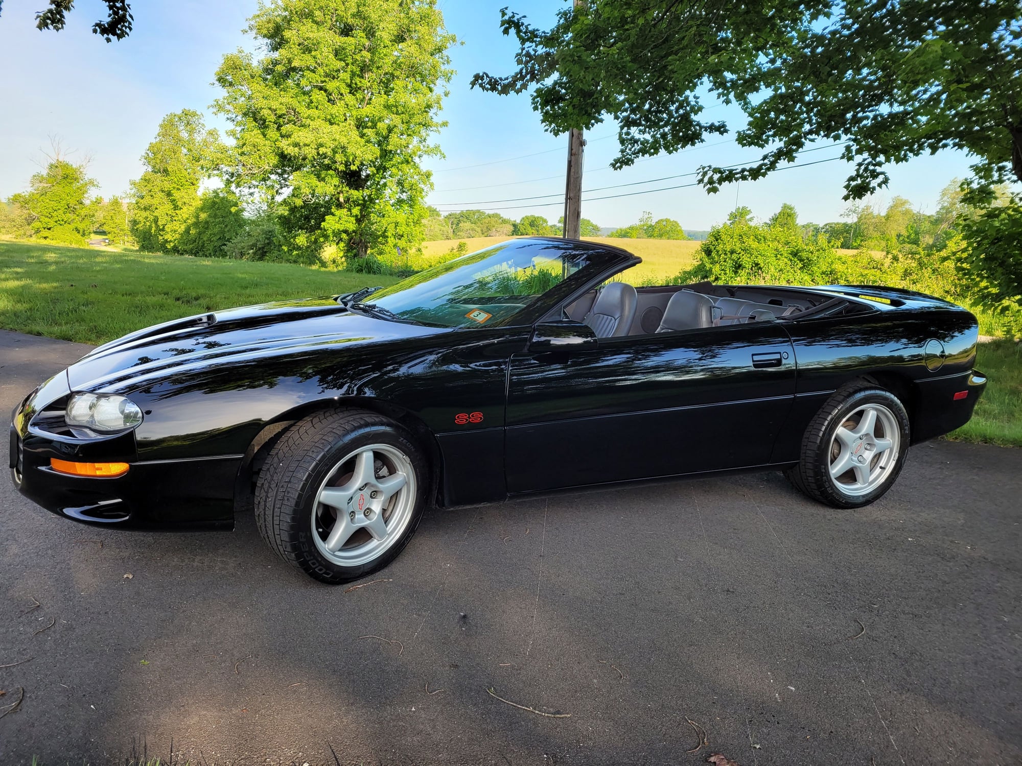 1999 Chevrolet Camaro - 1999 Camaro SS Convertible 68k Miles All Original - Used - VIN 123456789123456 - 68,400 Miles - 8 cyl - 2WD - Automatic - Convertible - Black - Greenland, NH 03840, United States