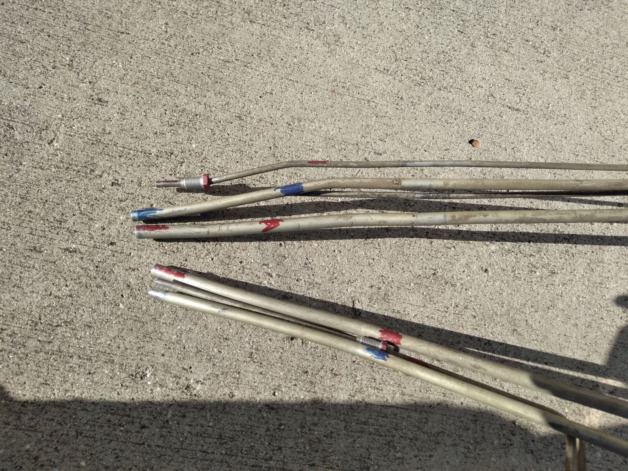 Engine - Intake/Fuel - Camaro Firebird OEM Steel Fuel Lines [cut in 2 sections for shipping] - Used - 0  All Models - Greer, SC 29651, United States