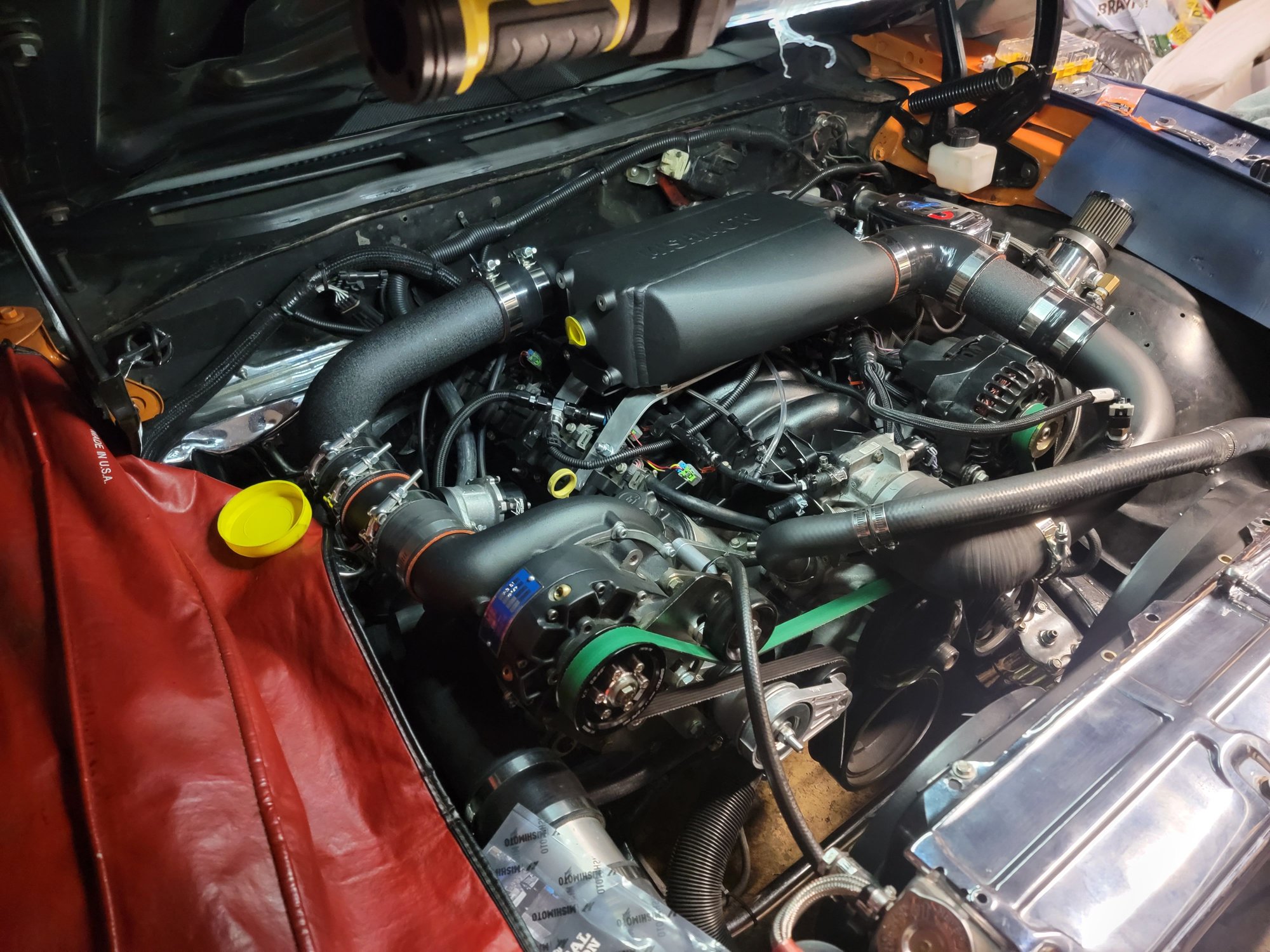 Air to water intercooler on chevelle LS1TECH Camaro and Firebird