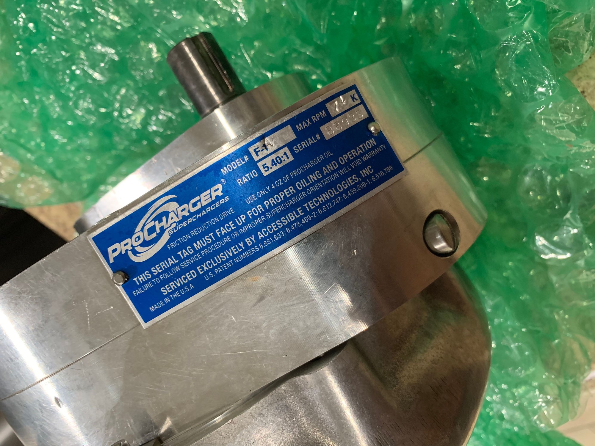  - ProCharger F1A head unit - El Paso, TX 79936, United States