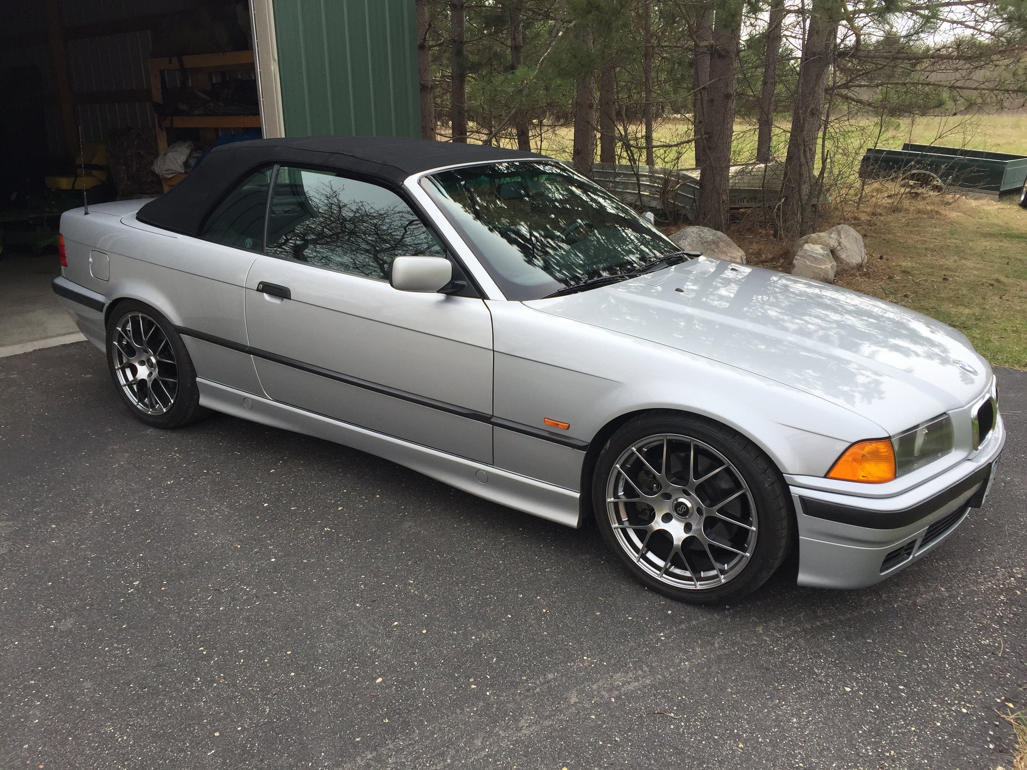 1999 BMW 323i - 1999 BMW E36 convertible LS swap project - Used - VIN 1000188176 - 80,000 Miles - 8 cyl - 2WD - Manual - Convertible - Silver - Carlos, MN 56319, United States