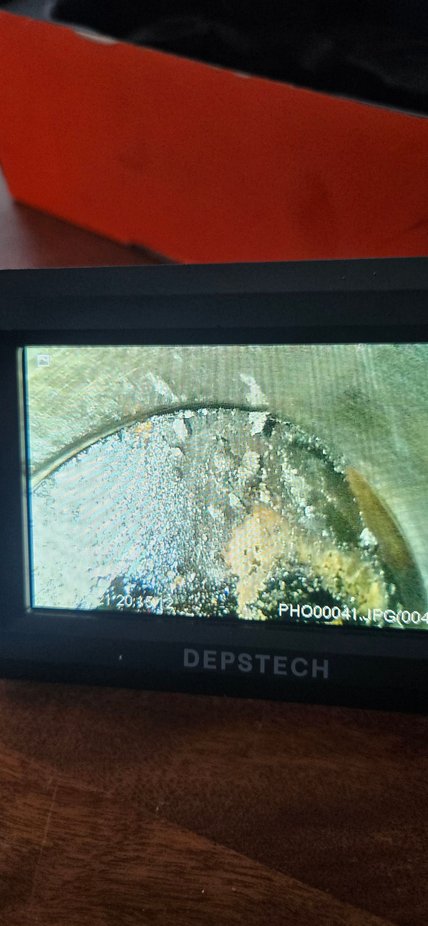 Cylinder #2 with flakey black residue, All of the passenger side cylinders has this. 