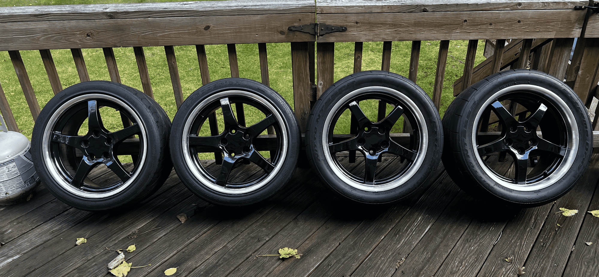 Wheels and Tires/Axles - C5 Replica wheels. 18x10.5" and 18x9.5" with NT555R - Used - 0  All Models - Shelton, CT 06484, United States