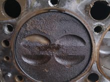 oil cooked piston...this happened to #7 & #8
