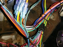 Factory wiring cleaned up
