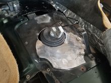 Filled in the factory shifter cover