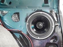 Speaker screwed to spacer