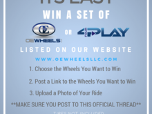 Win a FREE Set of OE Wheels