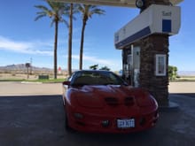 Drove her across the country (from Ohio, to California) Route 66! Was a blast. She enjoyed the desert. <3