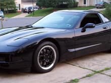 My first set of wheels - black Z06's. Yeah, I know, everyone and their mom had them.