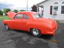 1950 chevy coupe. ls3 carbed