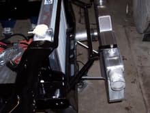 stand up radiator and custom intercooler mount