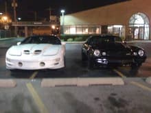 My car and my friends Camaro