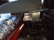 not much clearance between prototype air box and strut bar..but its there