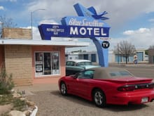 Icon motel we stayed at in Tucumcari, NM