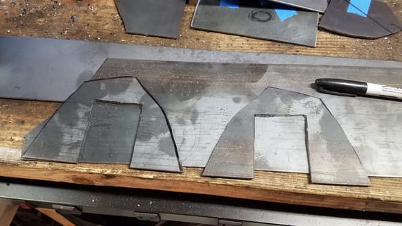 I just wanted to show how rough these start out, I'm getting better at fabricating but I still start with parts that look like they were chewed by a beaver.
