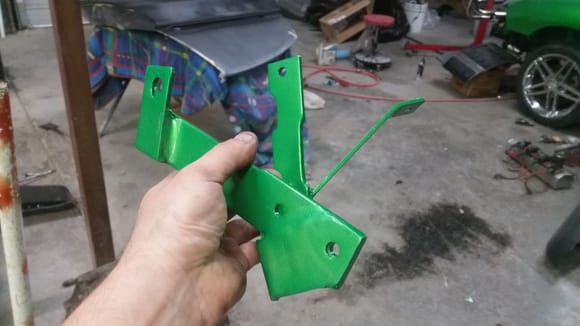 Bracket I built for additional strength for the blower to keep flexing minimal.