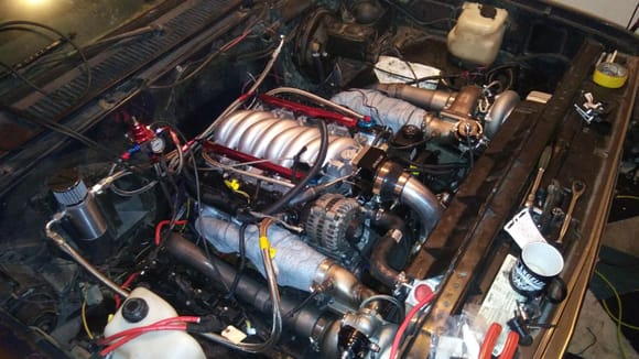 2002 5.3, LS1 instake, lots of upgraded parts, twin 68/70s