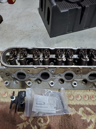 Stock 317 heads and a valve spring tools 