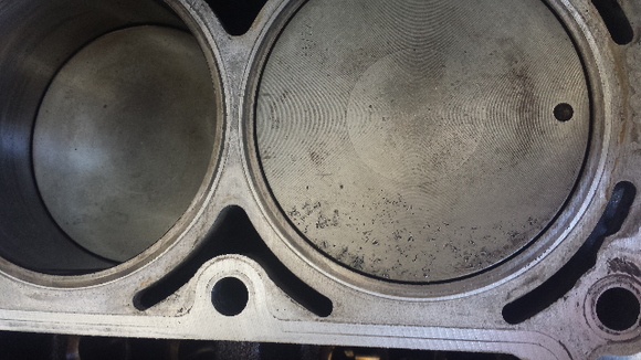 example of the hole. not from my engine