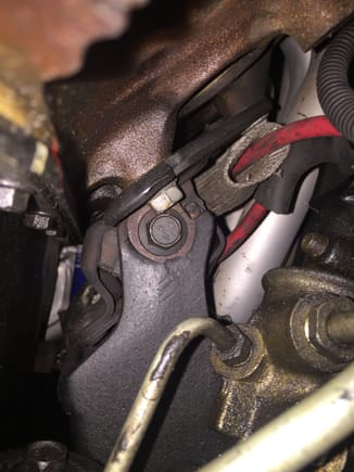 Ok so I'm in the process of changing out my leaking rack and pinion and while I'm here I'm thinking about doing a tubular K member.. So I was observing how will I go about attacking such a task and noticed this.. How the heck do I remove this bolt on the driver side motor mount? Is this normal? Or is this considered a sagging mount?