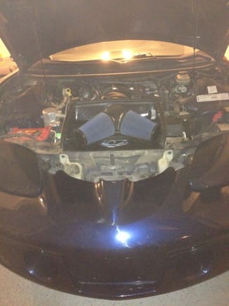 4.  Volant air intake installed