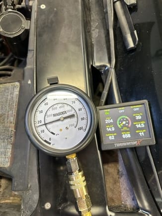 Just hit operating temp- I’m sure oil is still not hot. 